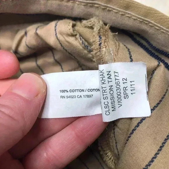 GAP Factory Khaki Straight  Fit Pants Size 32 - Picture 11 of 16